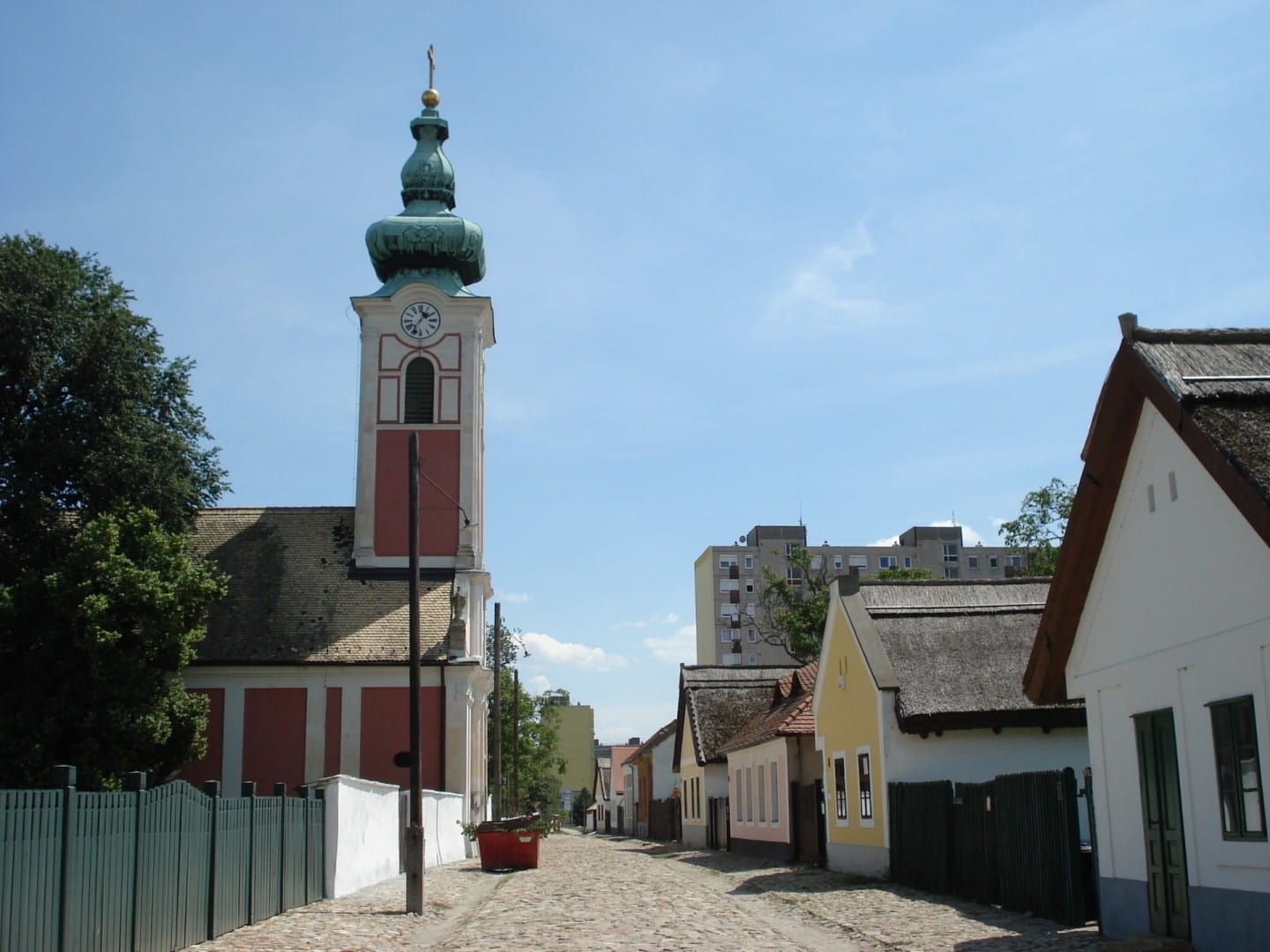 El pueblo del museo Rác utca Szekesfehervar Hungría