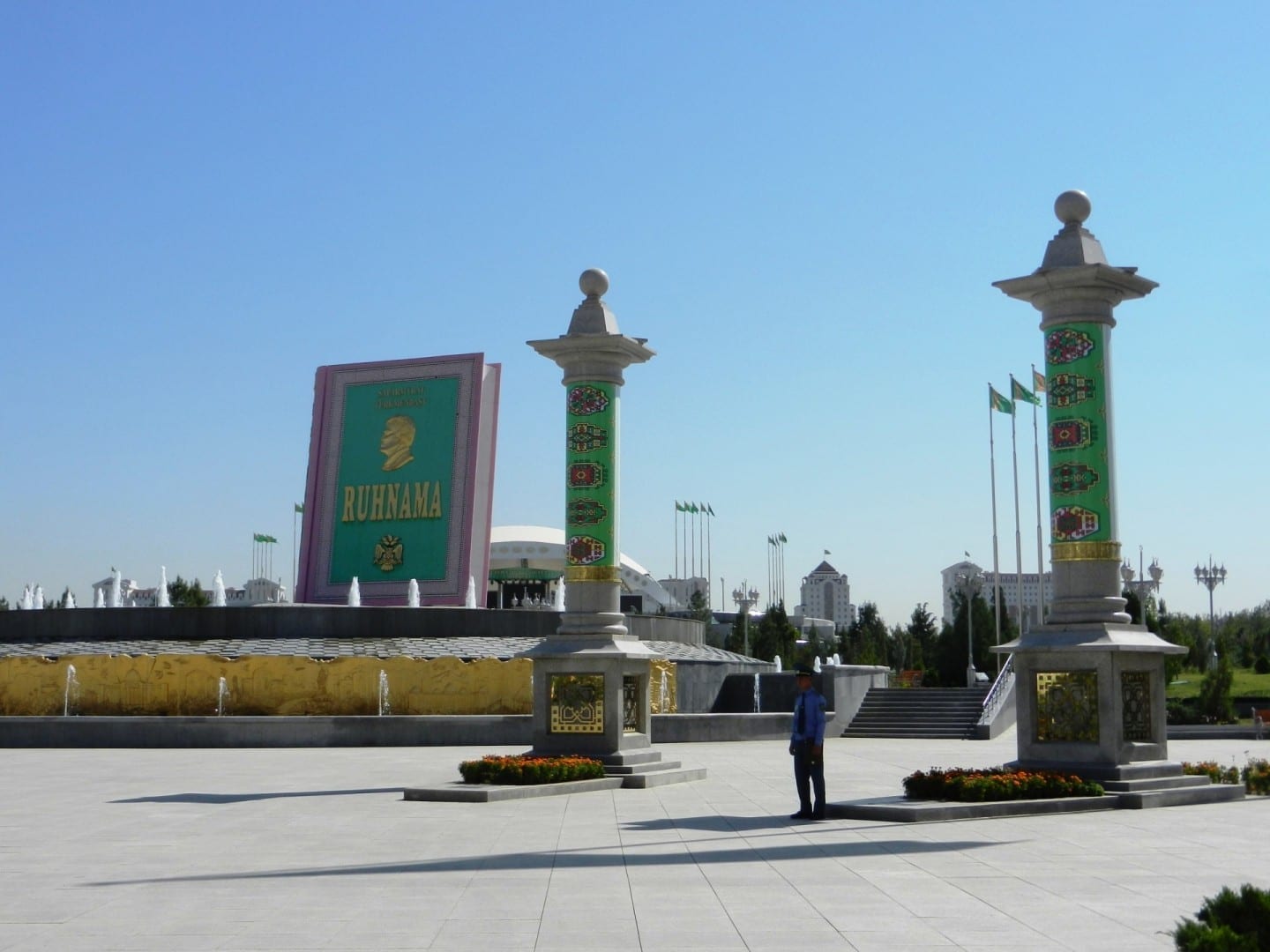 Escena callejera de Ashgabat Ashgabat Turkmenistán