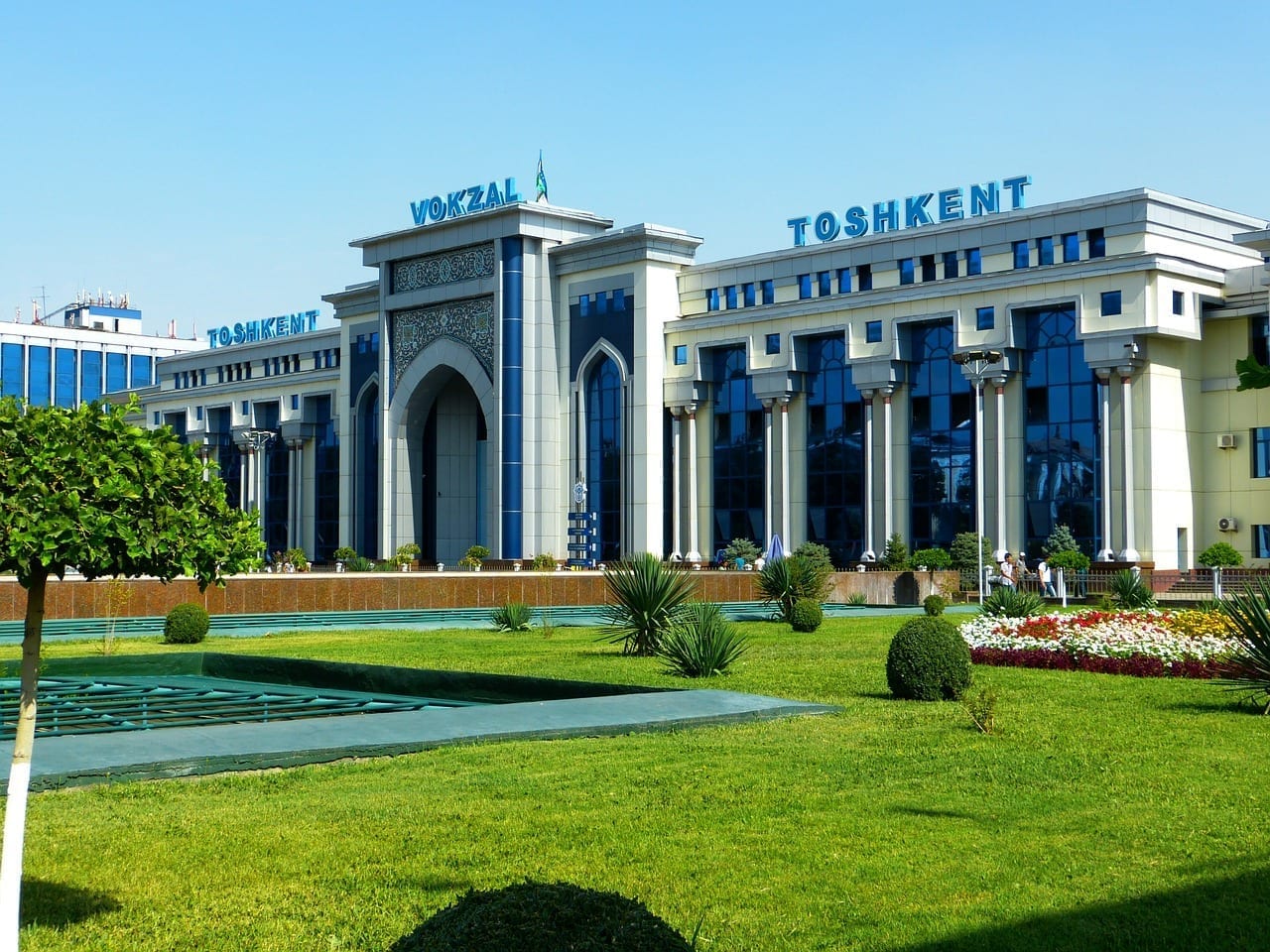 Estación De Ferrocarril Tashkent Uzbekistán Uzbekistán