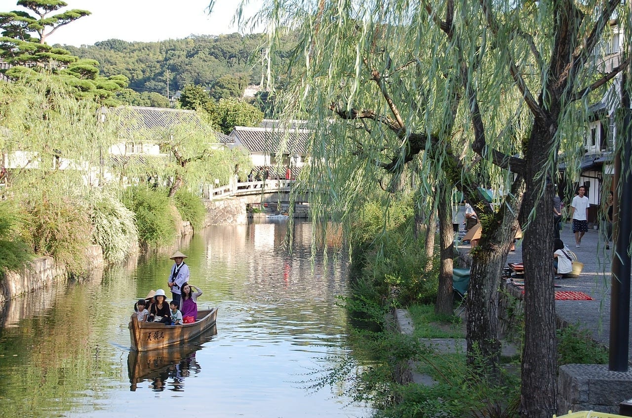 Kurashiki Okayama Río Japón
