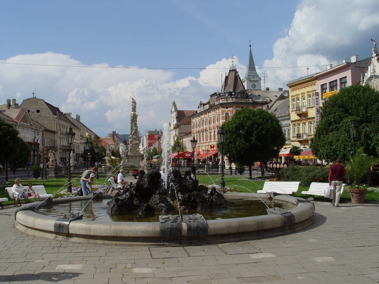 La calle principal Košice República Eslovaca