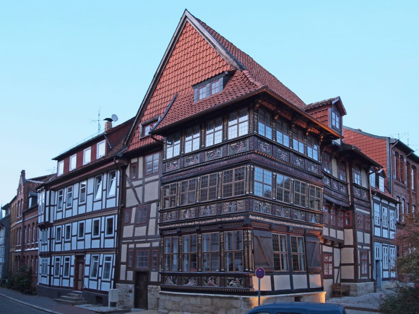 La Casa Wernersche después de la renovación 2011 Hildesheim Alemania