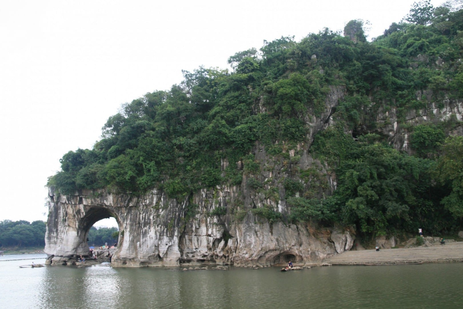 La colina de la trompa del elefante Guilin China