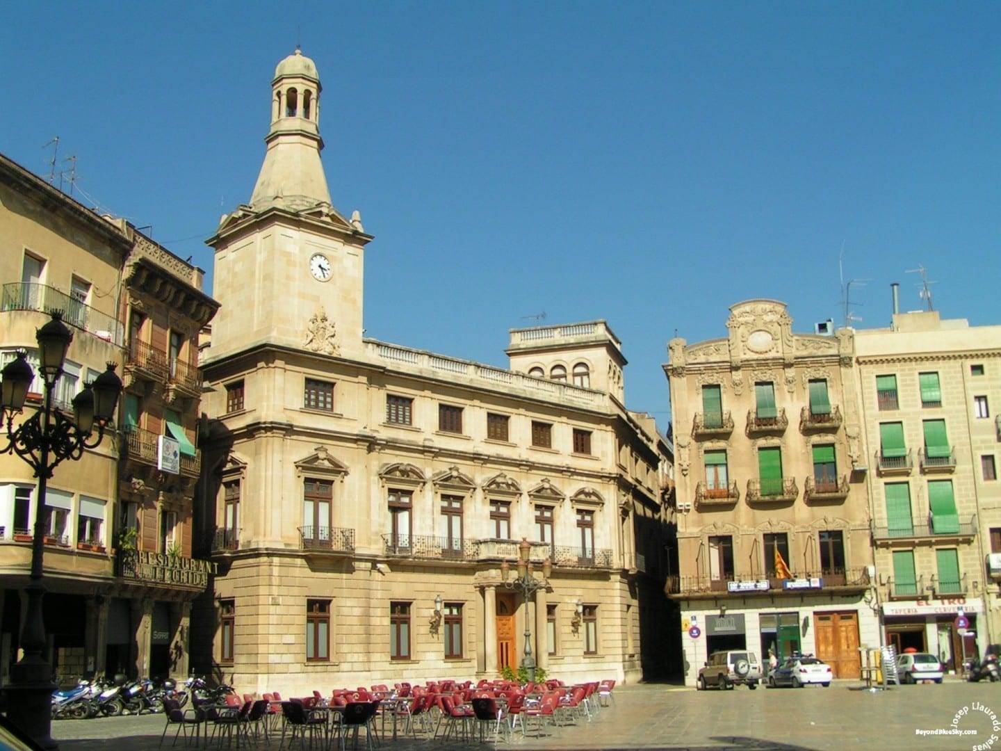 La plaza del mercado. Reus España