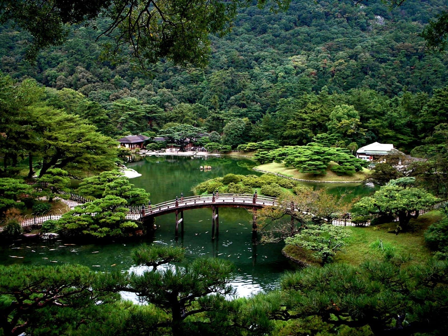 Parque Ritsurin Takamatsu Japón