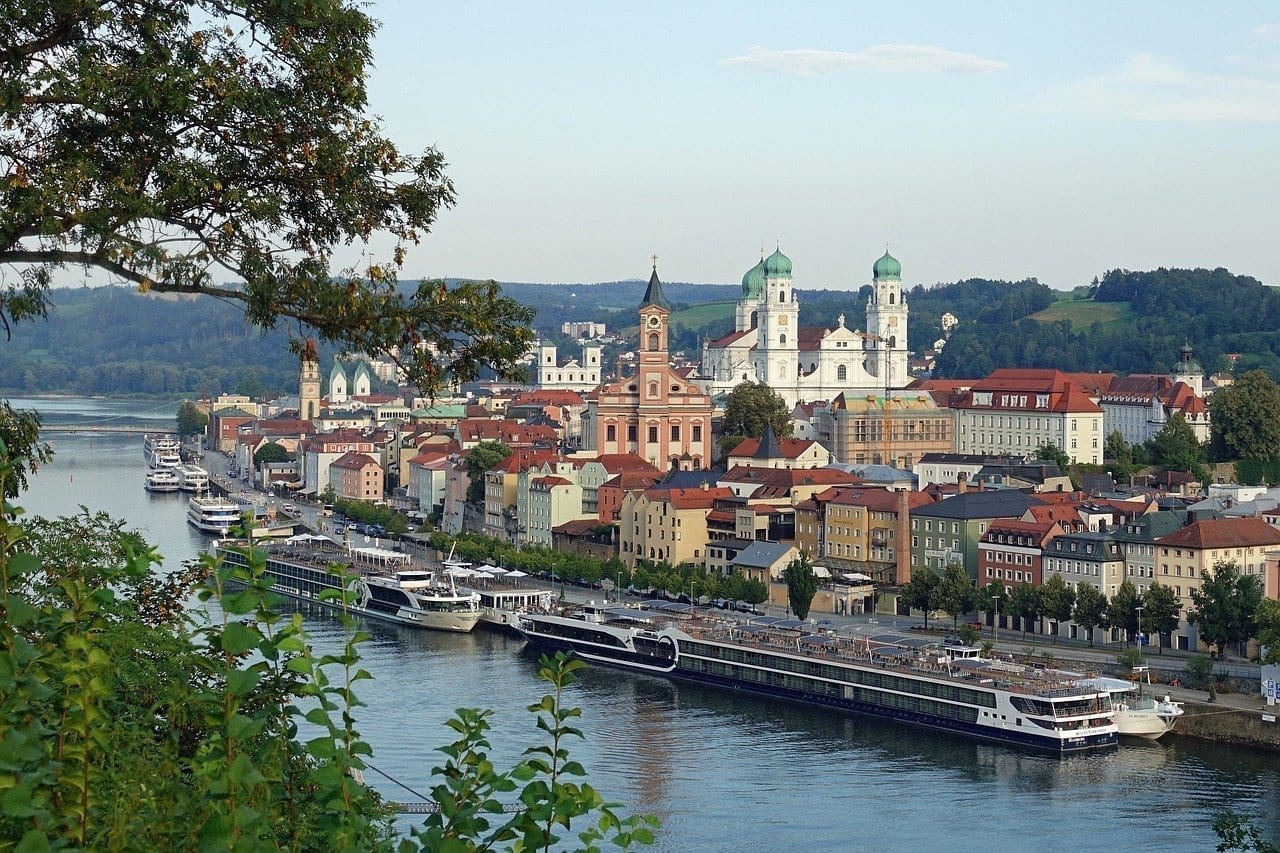 Passau Ciudad Danubio Alemania