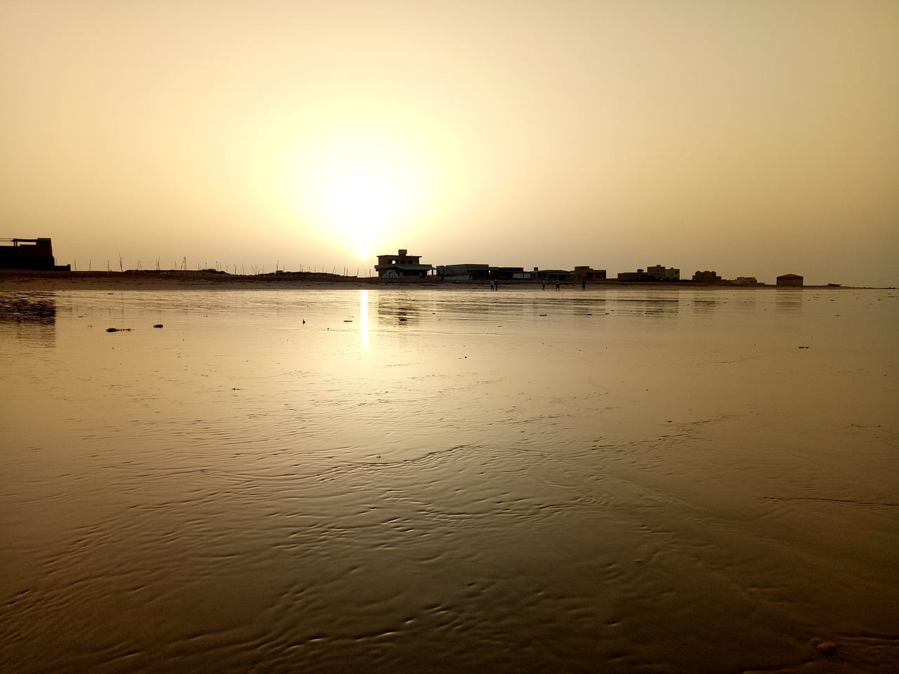 Playa Karachi La Luz Del Sol Pakistán