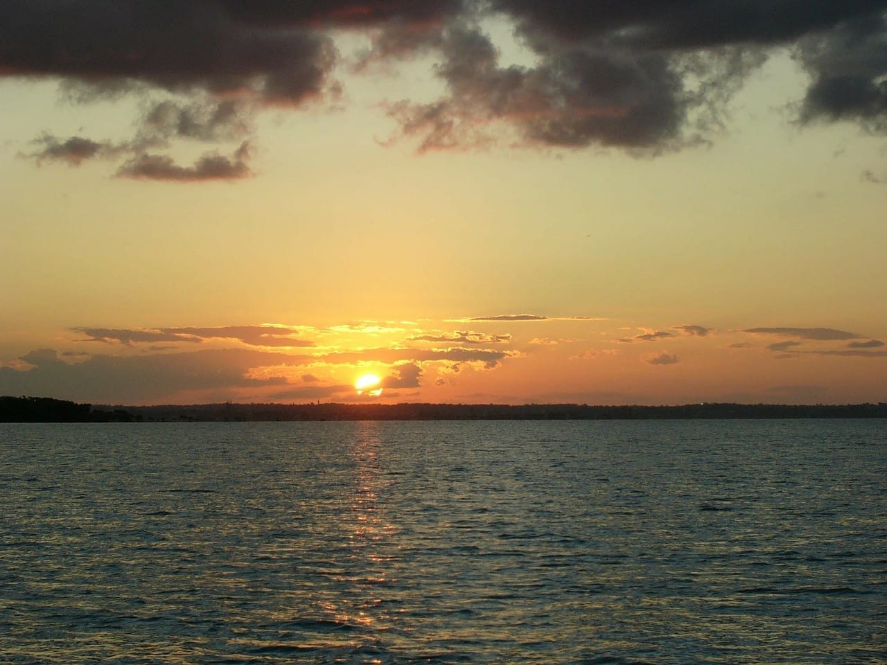 Puesta De Sol Océano Sunset Gold Coast Australia