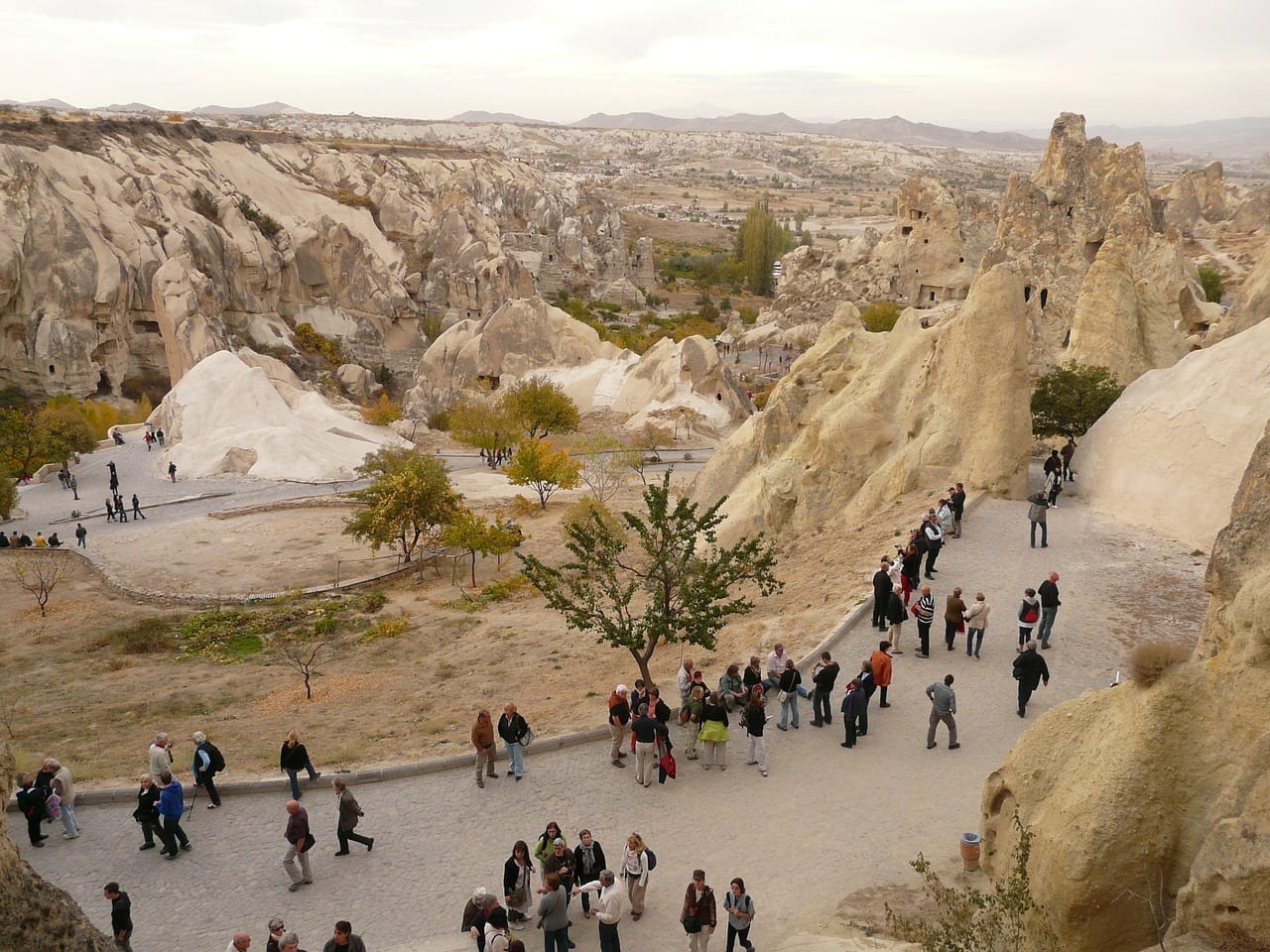 Turistas Göreme Humanos Turquía