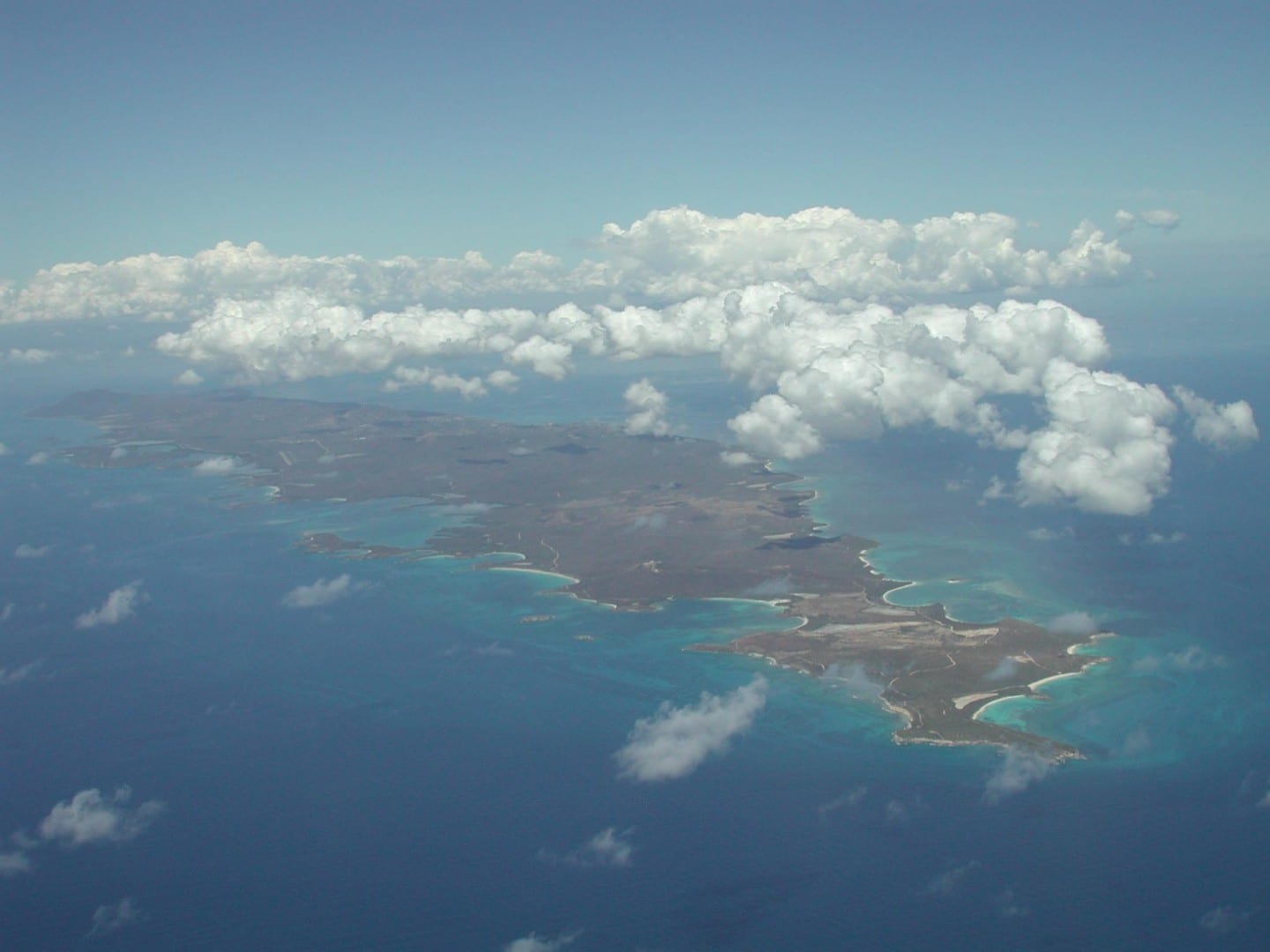 Vista aérea de Vieques Isla Vieques Puerto Rico