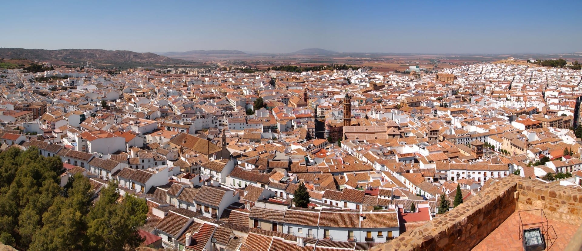 Vista desde el castillo de Antequera Antequera España