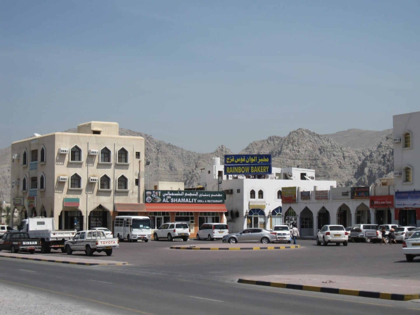 Zona del zoco central de Khasab Khasab Omán