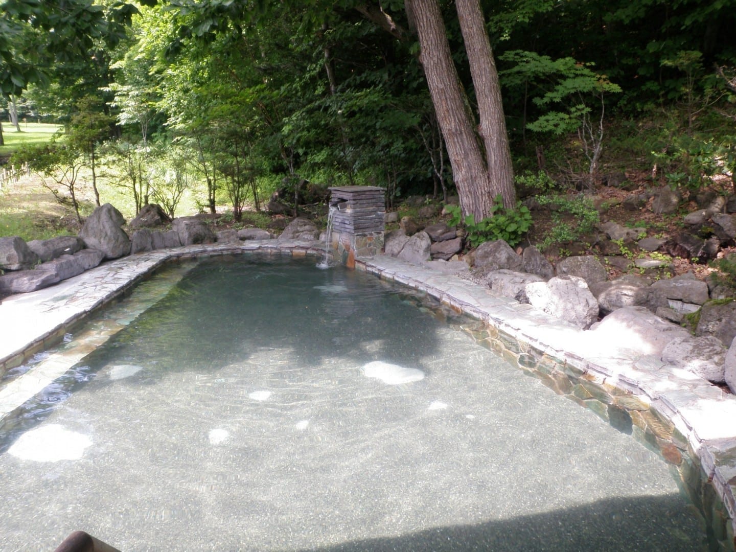 Baño al aire libre de Shiobetsu Onsen Kitami Japón