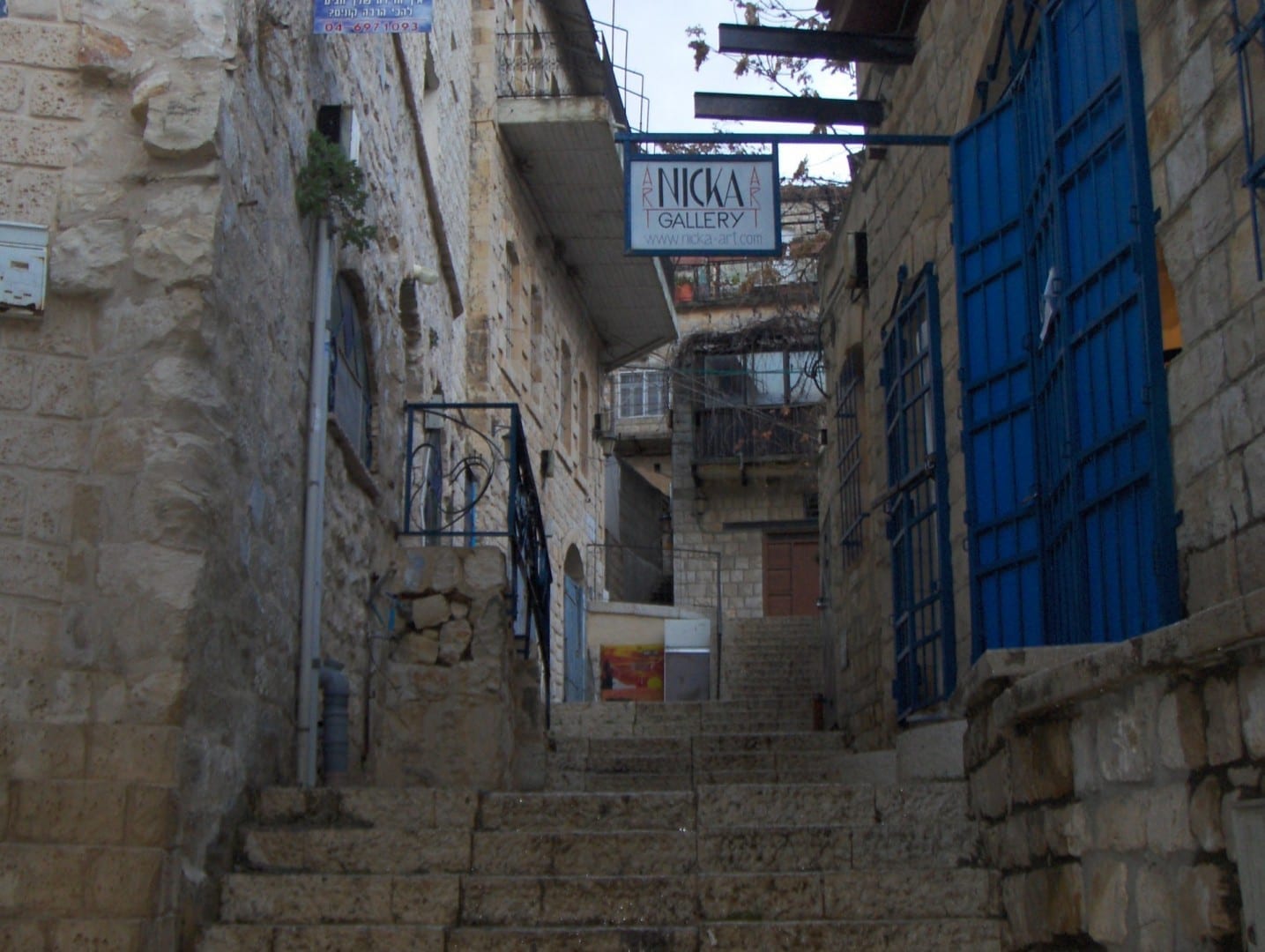 Callejón en Safed Safed Israel