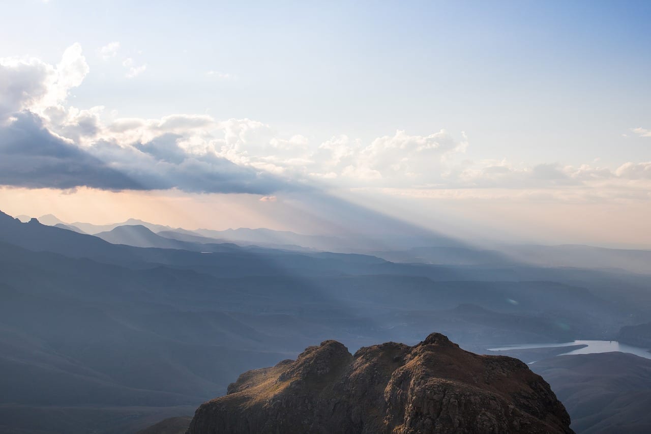Drakensberg Montañas Paisaje República de Sudáfrica