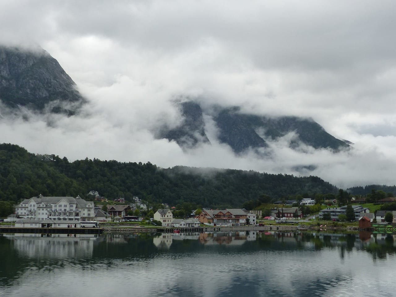 Eidfjord Noruega Fiordos Noruega