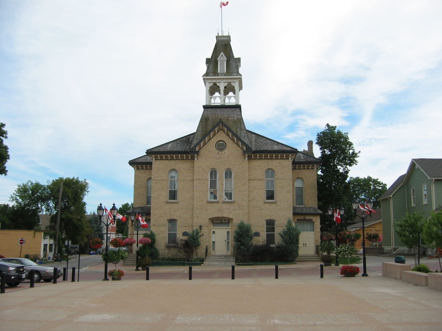 El antiguo ayuntamiento Newmarket Canadá
