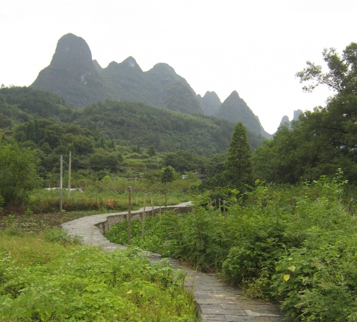 El camino de Xingping a Yangdi Yangshuo China