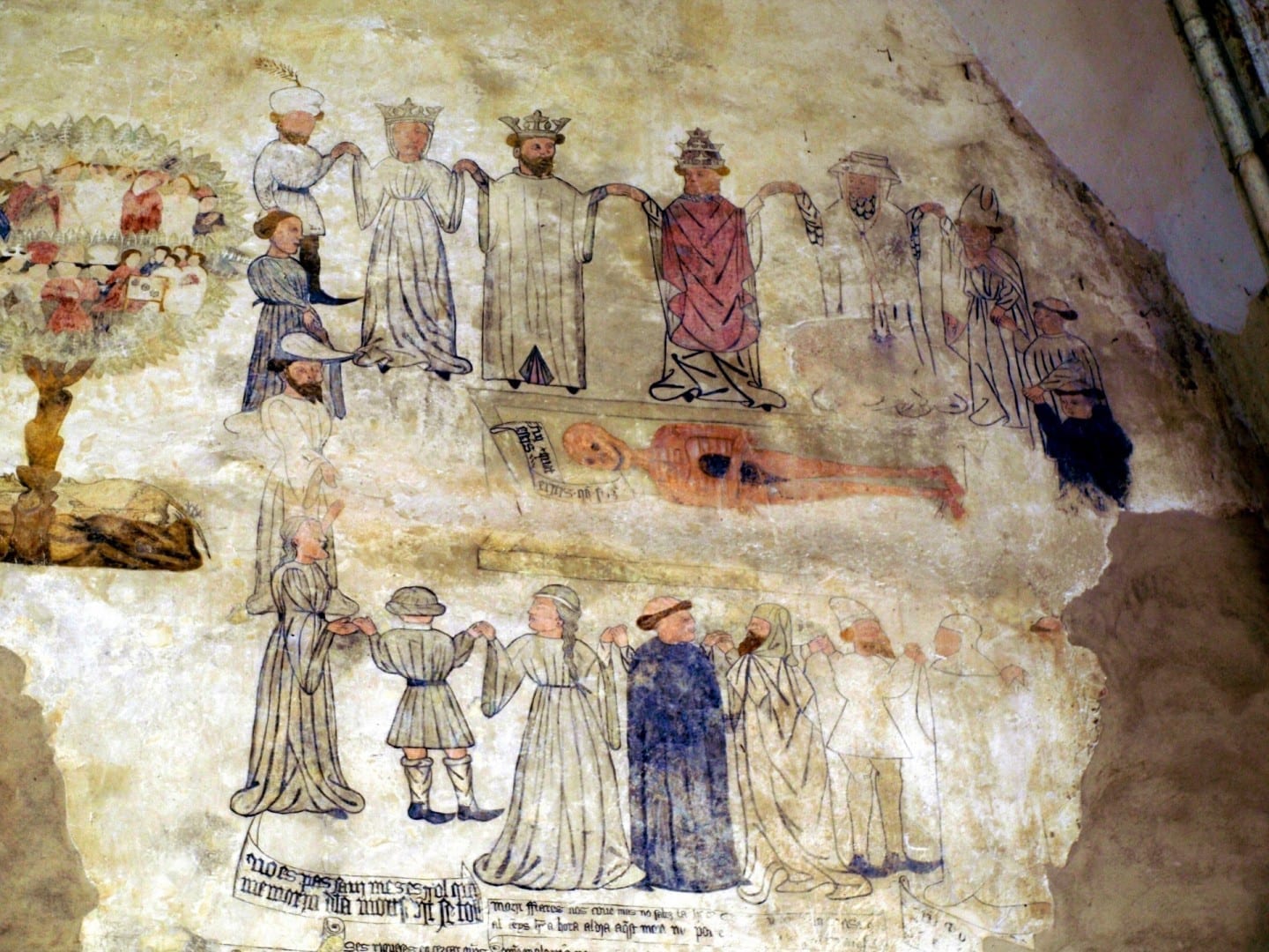 El fresco gótico del Convento de San Francisco Morella España
