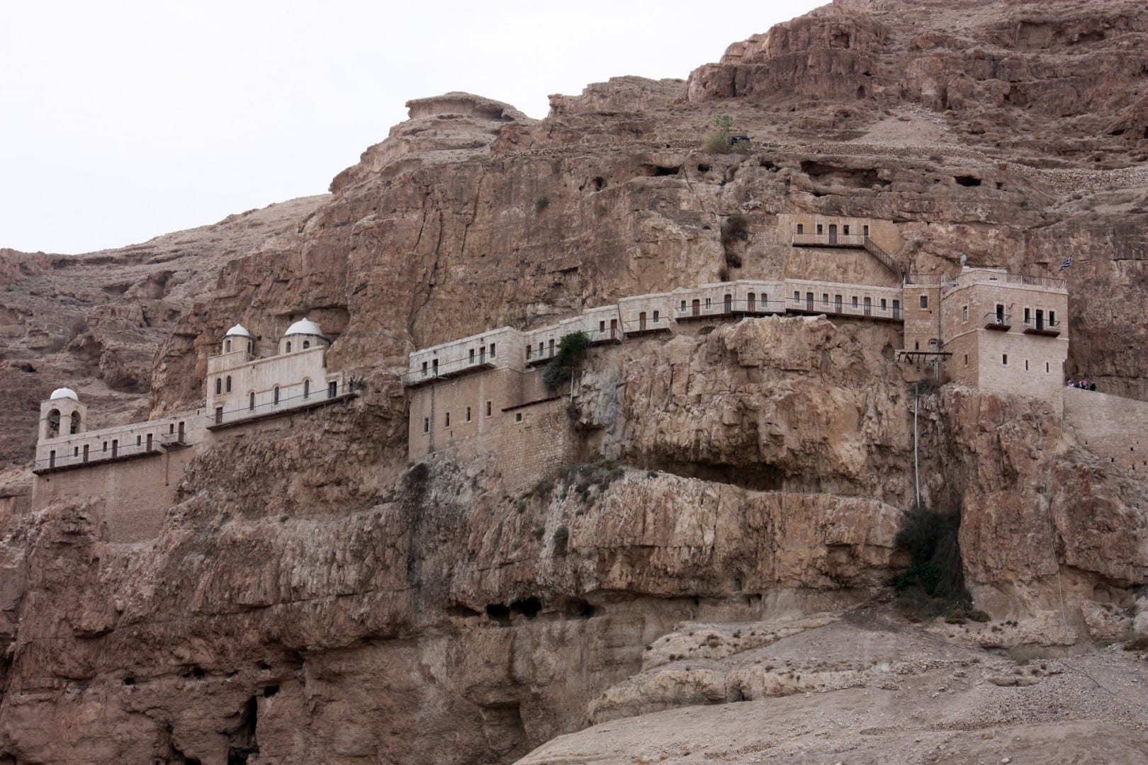 El Monasterio Ortodoxo Griego de la Tentación al norte de Jericó Jericó Palestina