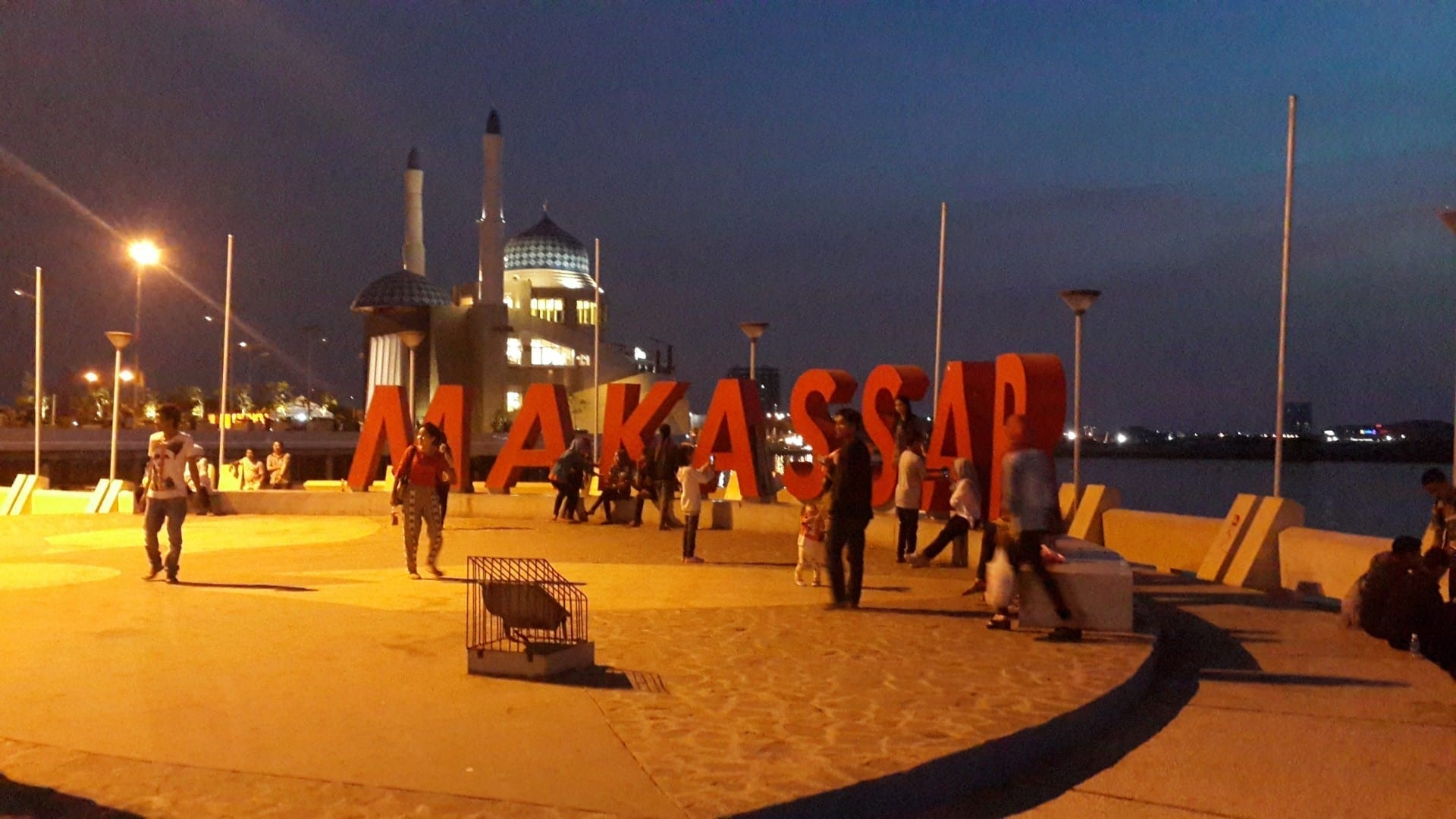 El paseo marítimo de Makassar Makassar Indonesia