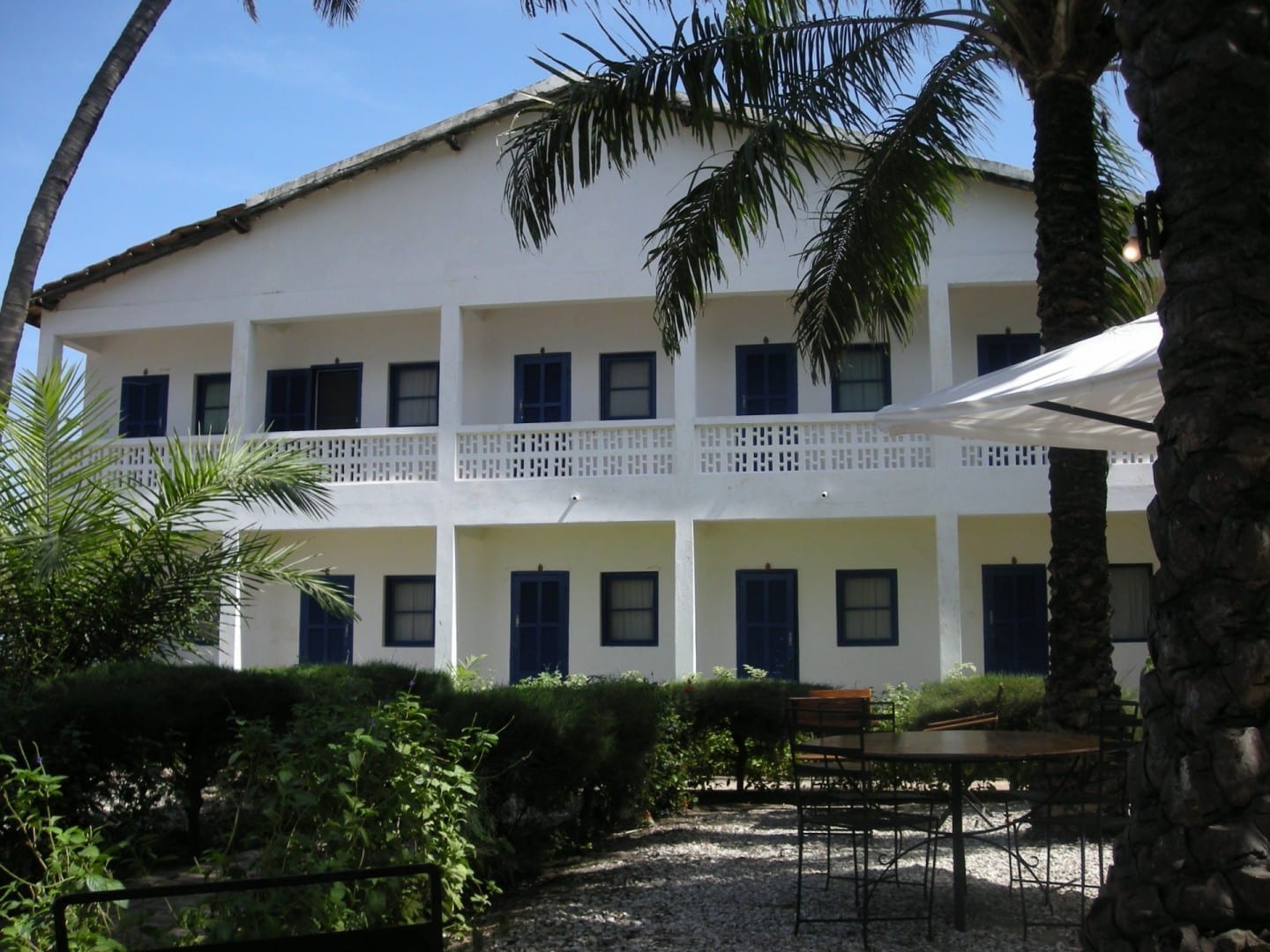 La casa de la misión católica construida en 1880 se ha convertido desde entonces en un hotel. Caraban Senegal