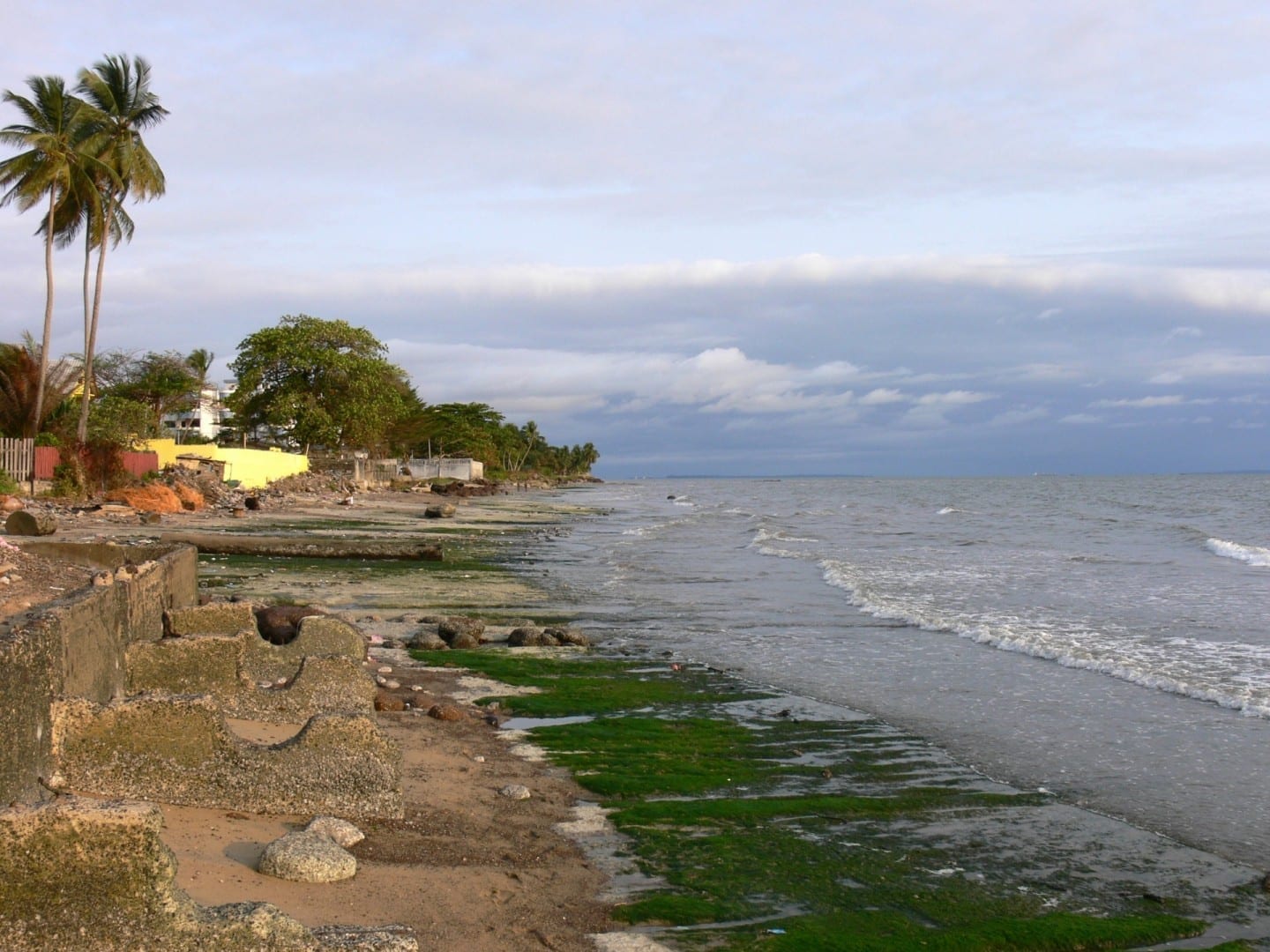 La escena de la playa de Libreville Libreville Gabón