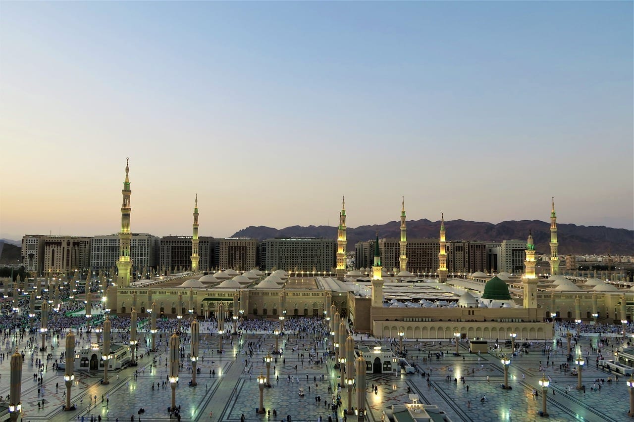 La Mezquita De Nabi Medina Cami Arabia Saudí