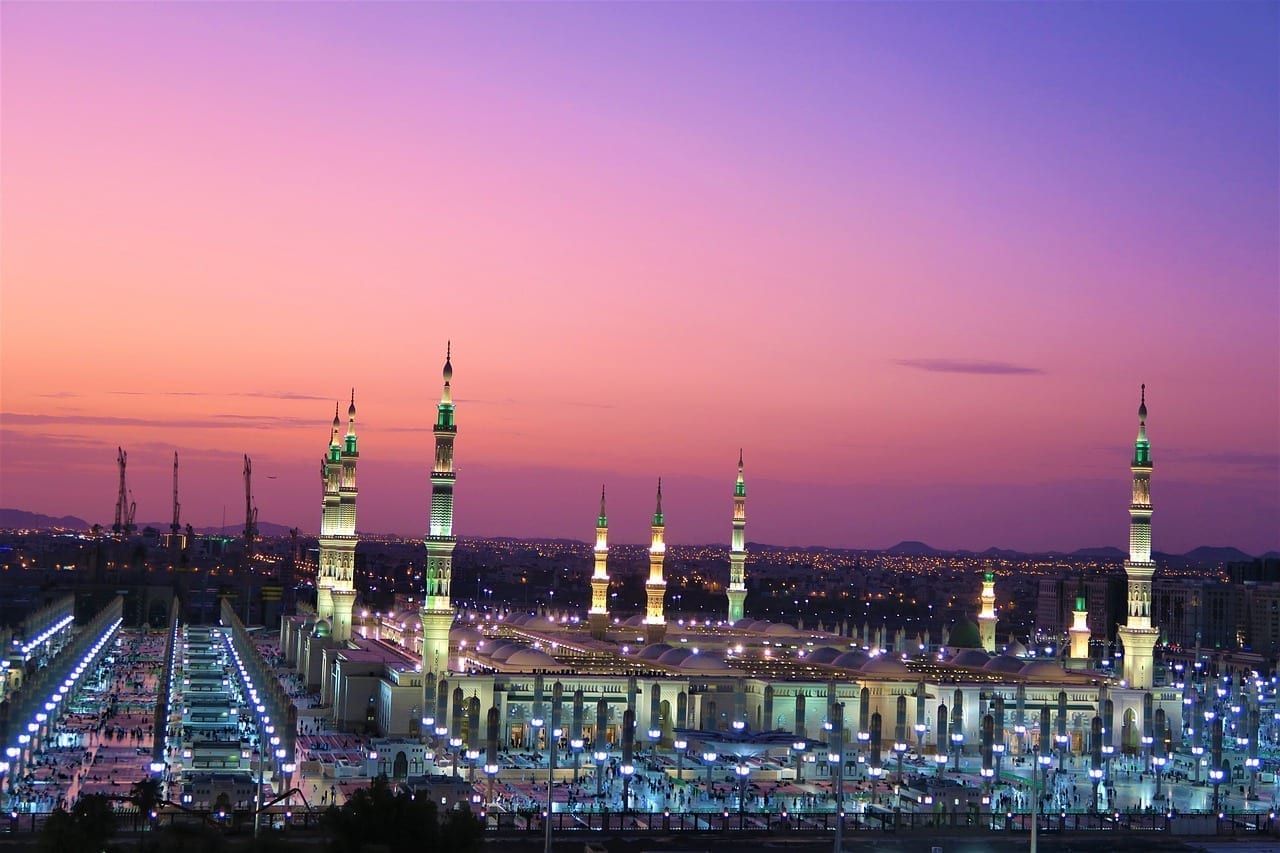 La Mezquita De Nabi Medina Cami Arabia Saudí
