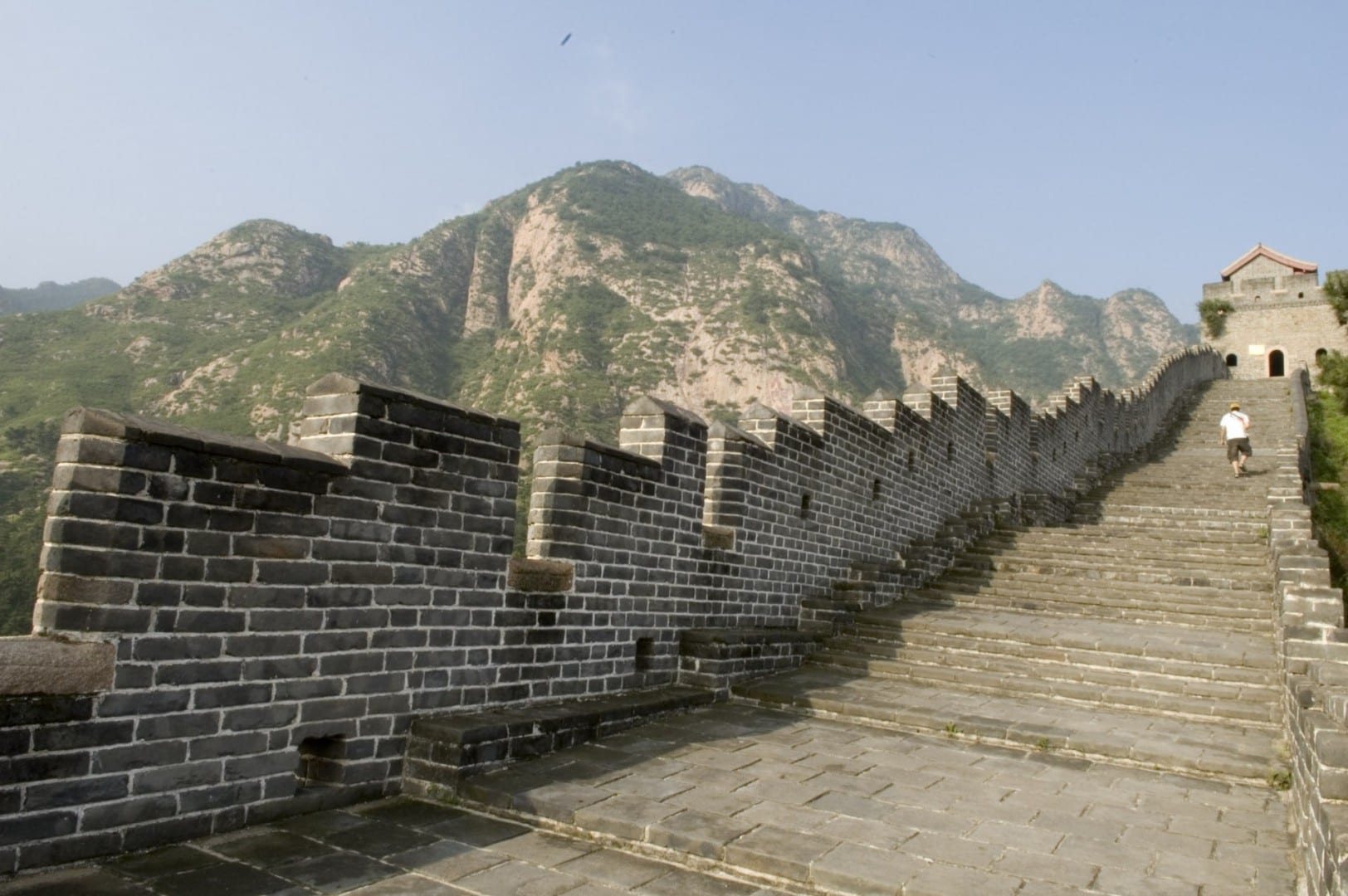 La porción de la Gran Muralla de Qinhuangdao Qinhuangdao China