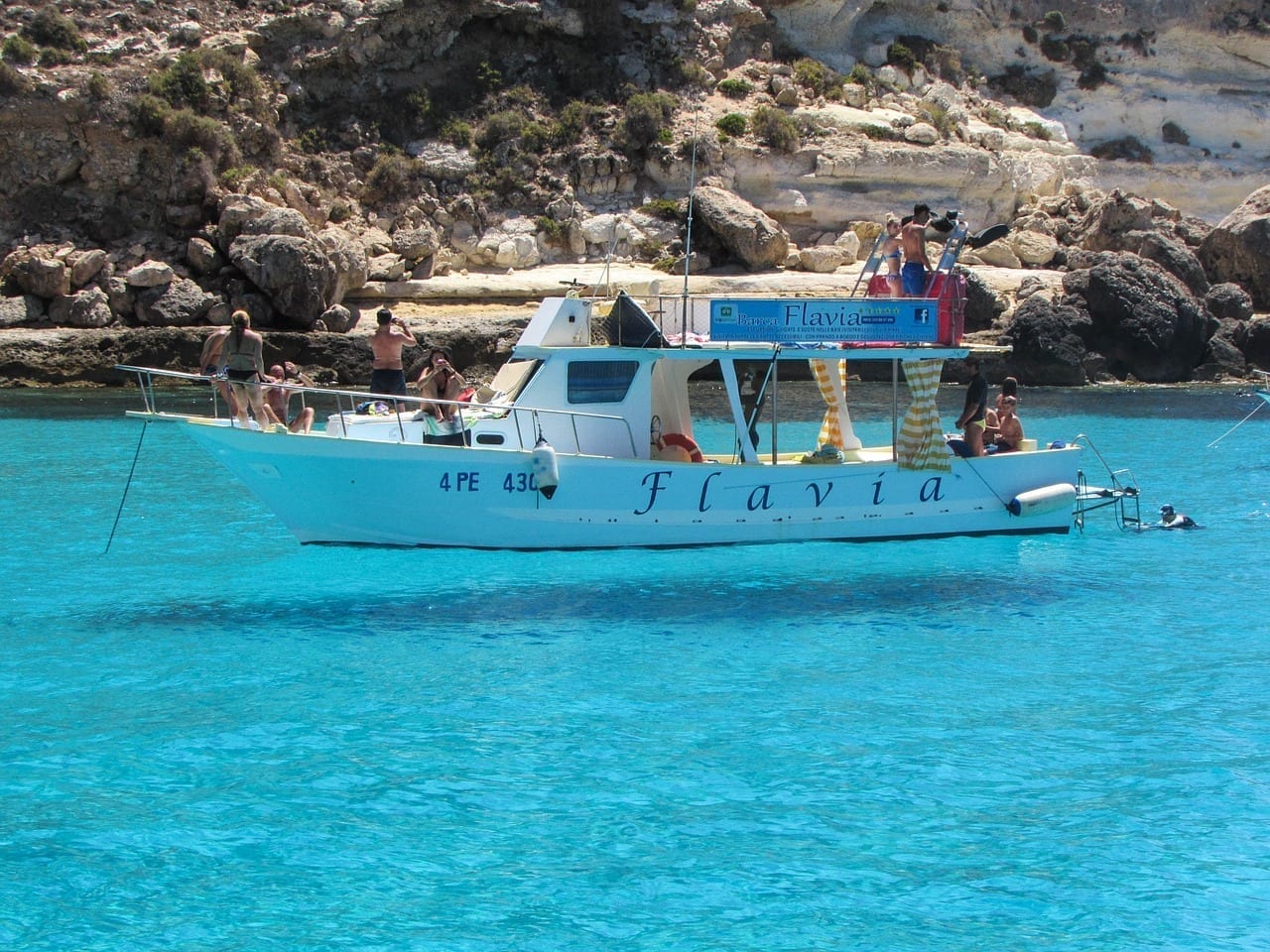 Lampedusa Mar Barco Italia