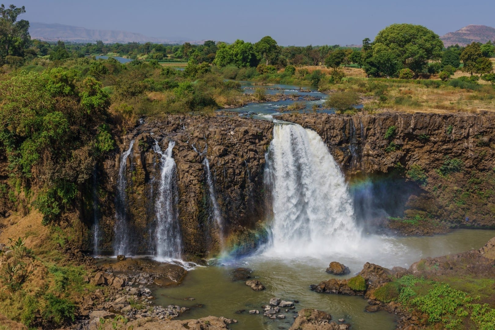Las cataratas del Nilo Azul Bahir Dar Etiopía