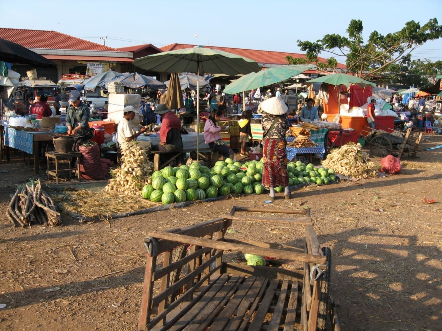 Mercado en Pakse Pakse República Democrática Popular Lao