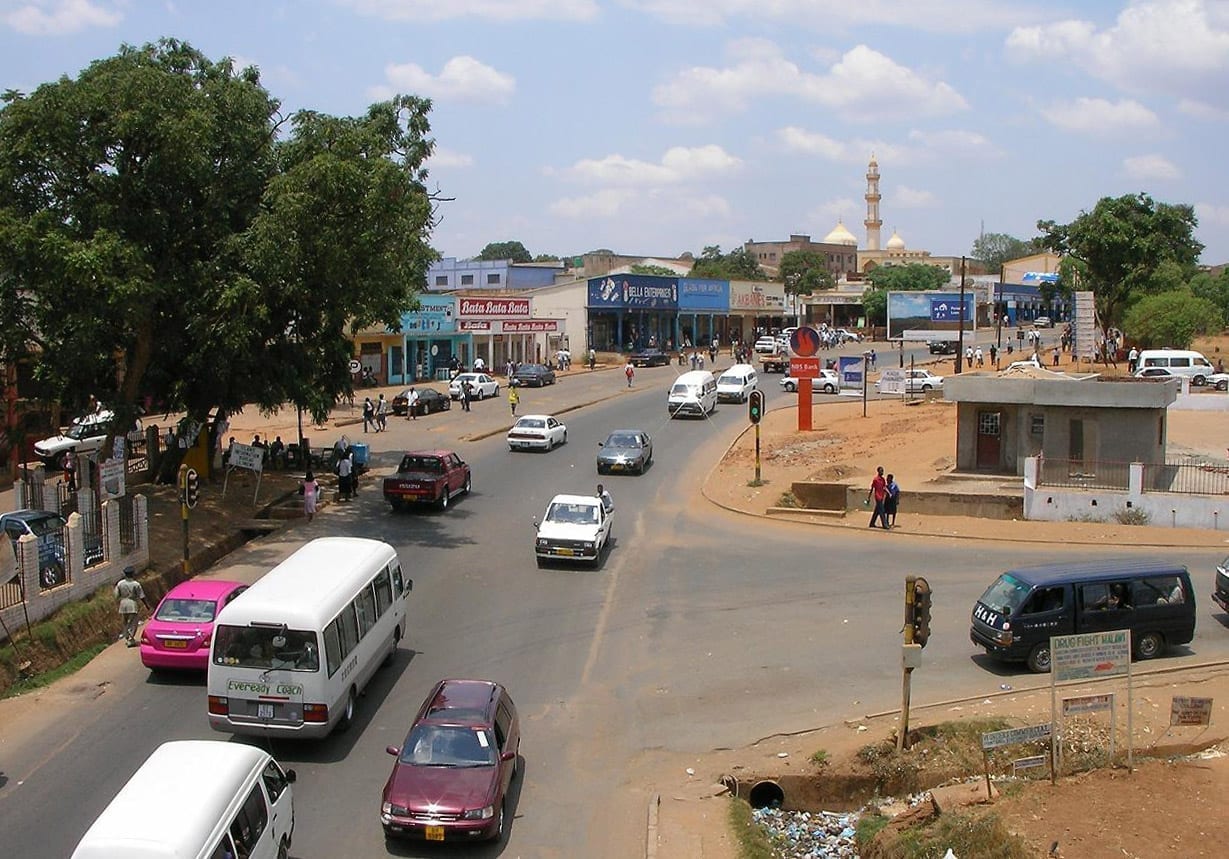 Mirando el casco antiguo de Lilongwe Lilongüe Malawi