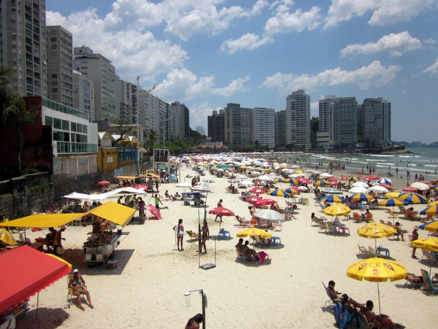 Playa de Pitangueiras, Guarujá. Guaruja Brasil