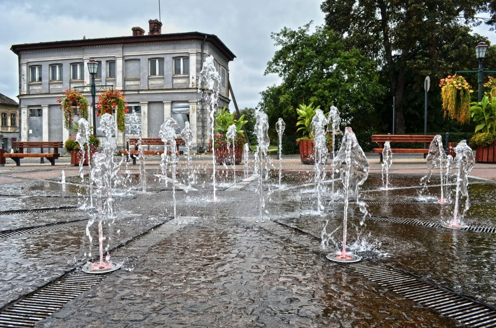 Plaza de las Rosas (Rožu laukums) Cesis Letonia