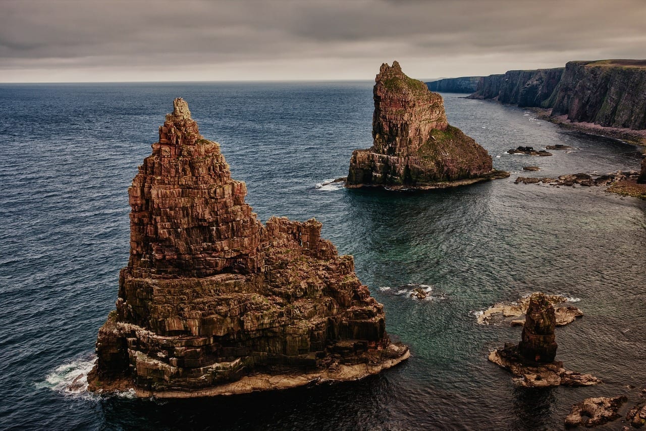 Rock Pilas De Duncansby Escocia España
