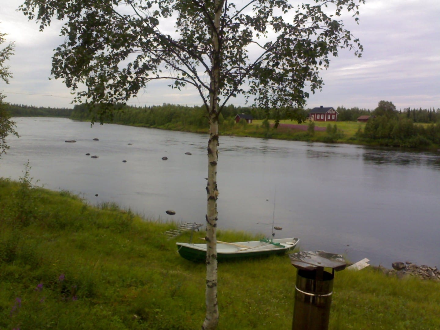Río Ounasjoki Kittilä Finlandia