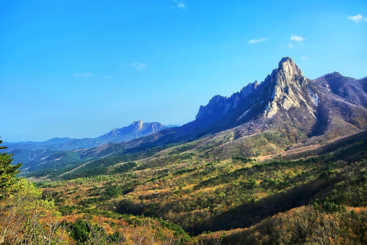 Seoraksan Mt Roca Ulsan Paisaje Corea del Sur