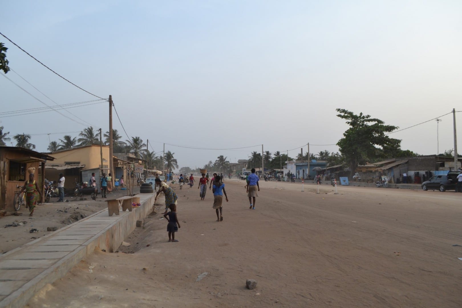 Tarde cerca del puerto de Lomé en 2013 Lomé Togo