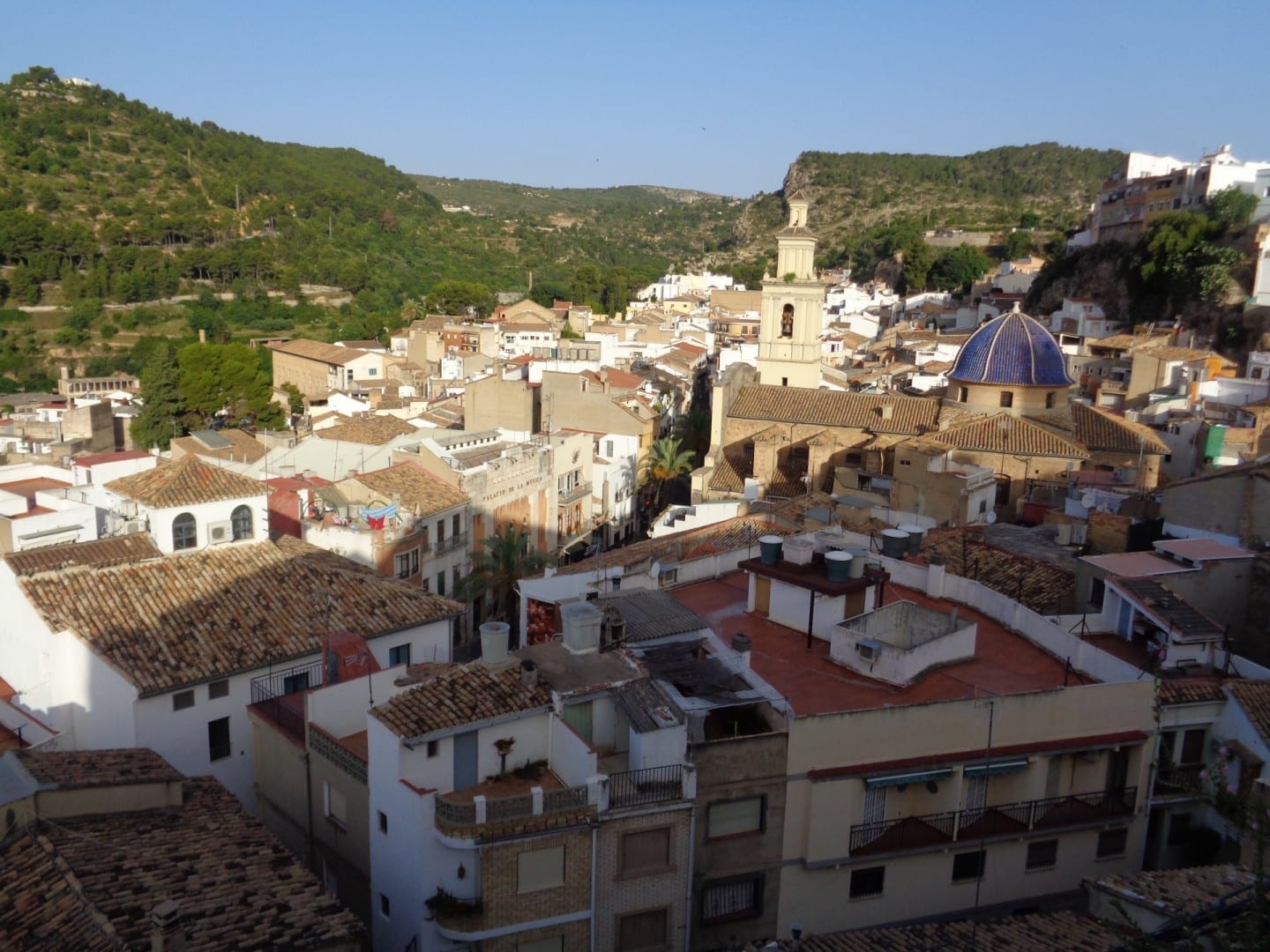 Vista de Buñol desde el castillo Buñol España