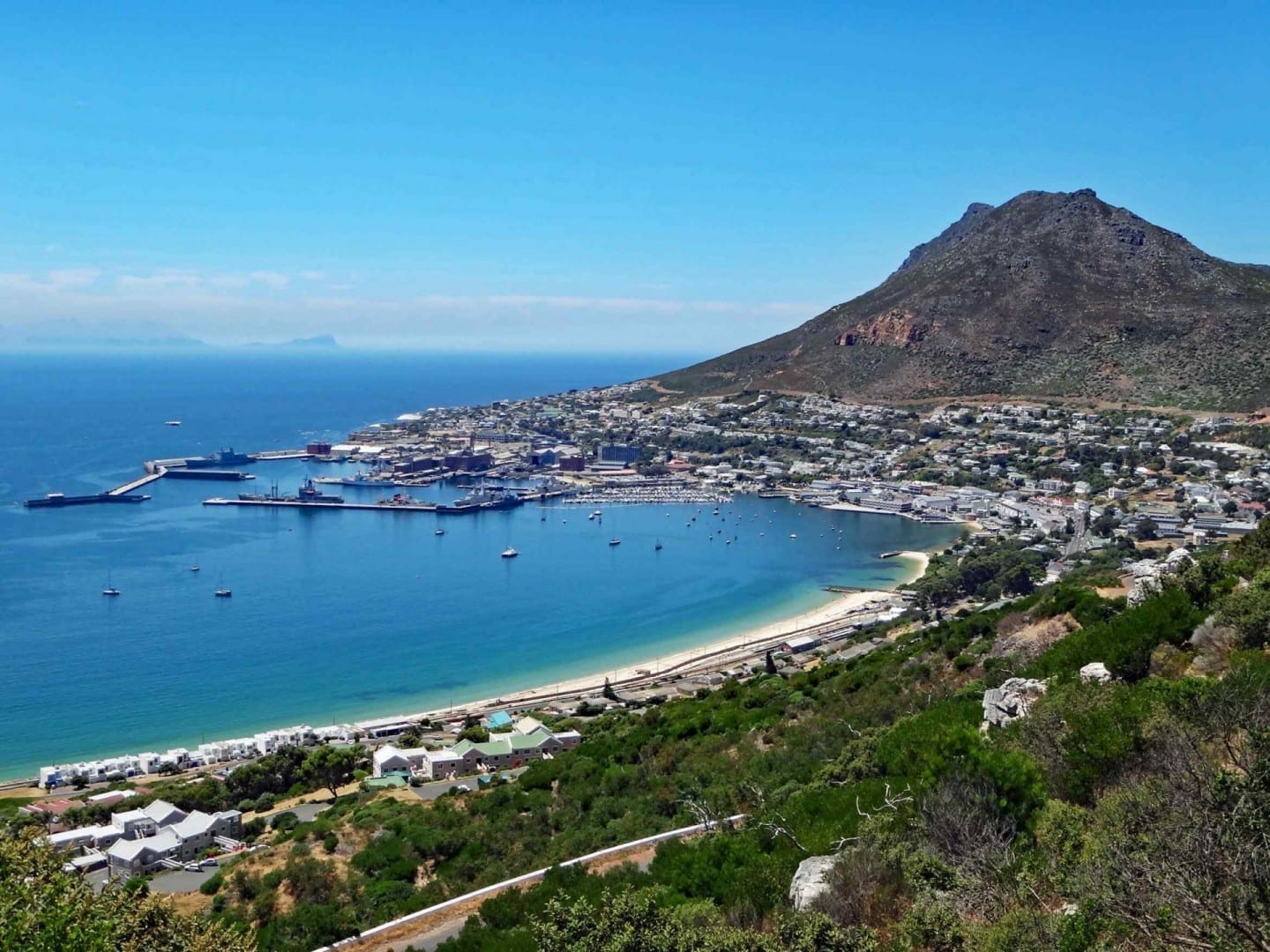 Vista de la ciudad de Simon Simons Town República de Sudáfrica
