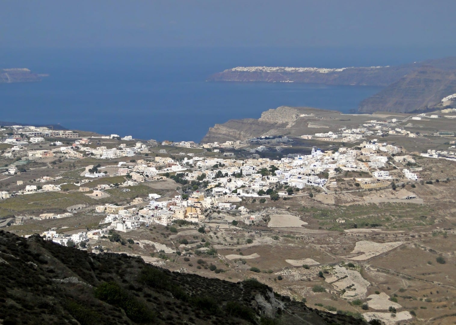 Vista de Pyrgos desde el Monte Profitis Ilias Pyrgos Grecia